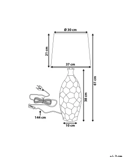 Valaisimet<Beliani Poytavalaisin Keraaminen Kullanruskea Tori