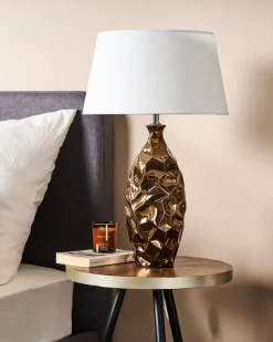 Valaisimet<Beliani Poytavalaisin Keraaminen Kullanruskea Tori