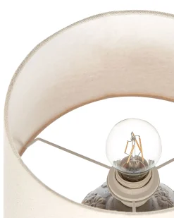 Outlet Beliani Poytavalaisin Keraaminen Harmaa/Beige Ferrey