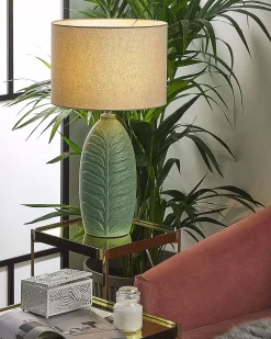 Valaisimet<Beliani Poytavalaisin Keraaminen Vihrea Ohio