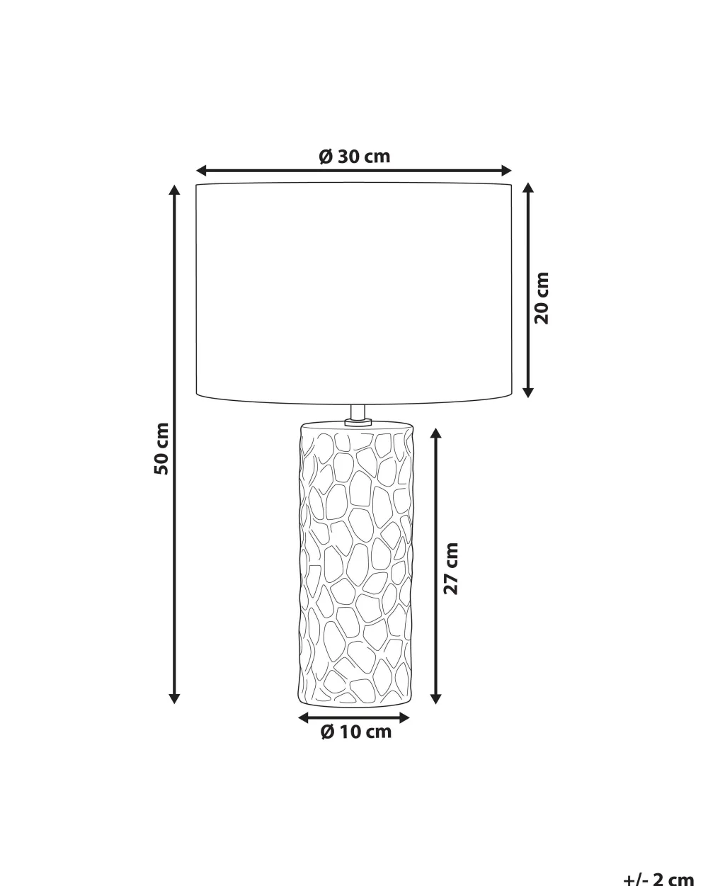Valaisimet<Beliani Poytavalaisin Keraaminen Kulta Sankuru