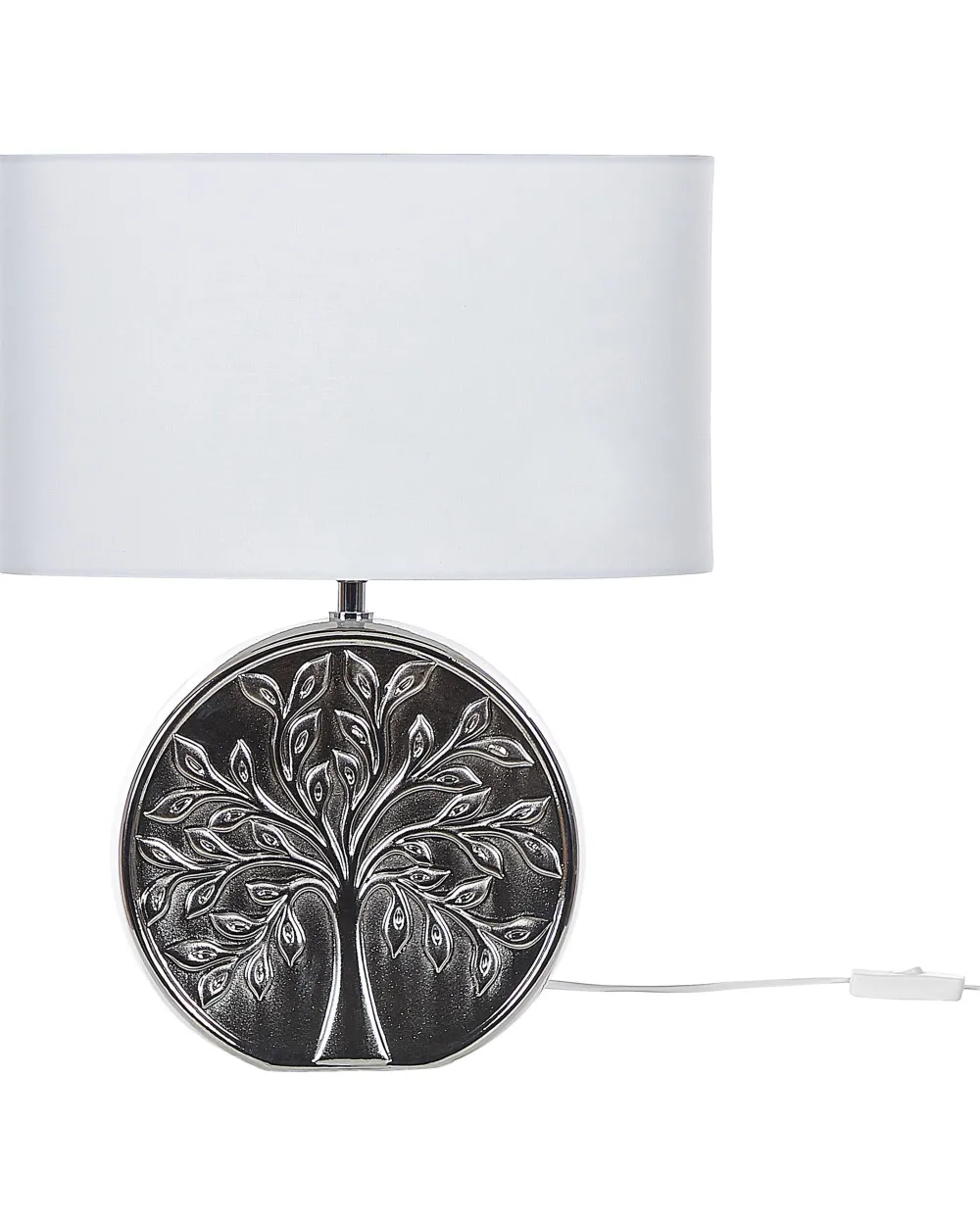 Valaisimet<Beliani Poytavalaisin Keraaminen Hopea Kherlen