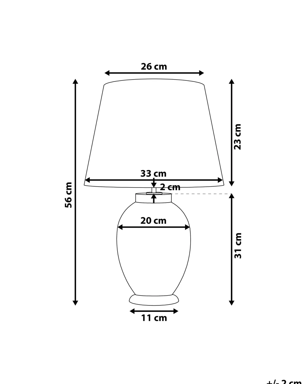 Valaisimet<Beliani Poytavalaisin Keraaminen Purppura Brenta