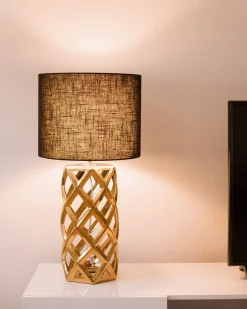 Flash Sale Beliani Poytavalaisin Keraaminen Musta/Kulta Selja