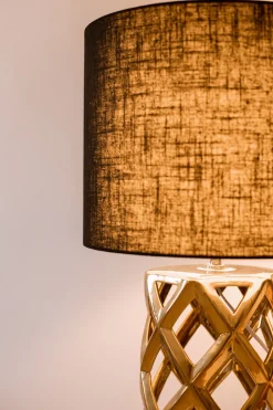 Flash Sale Beliani Poytavalaisin Keraaminen Musta/Kulta Selja