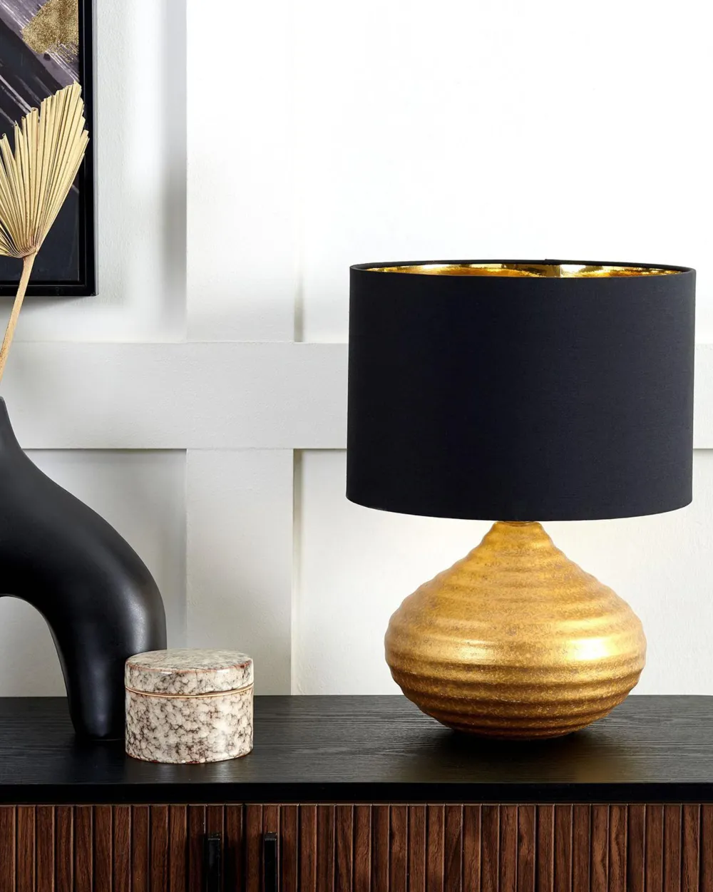 Valaisimet<Beliani Poytavalaisin Keraaminen Kulta Kuban