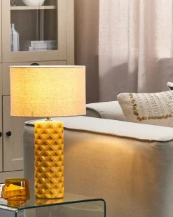 Cheap Beliani Poytavalaisin Keraaminen Keltainen Balonne