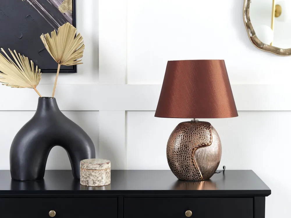 Cheap Beliani Poytavalaisin Keraaminen Ruskea Argun