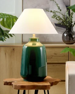 Clearance Beliani Poytavalaisin Keraaminen Tummanvihrea Careta