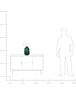 Clearance Beliani Poytavalaisin Keraaminen Tummanvihrea Careta