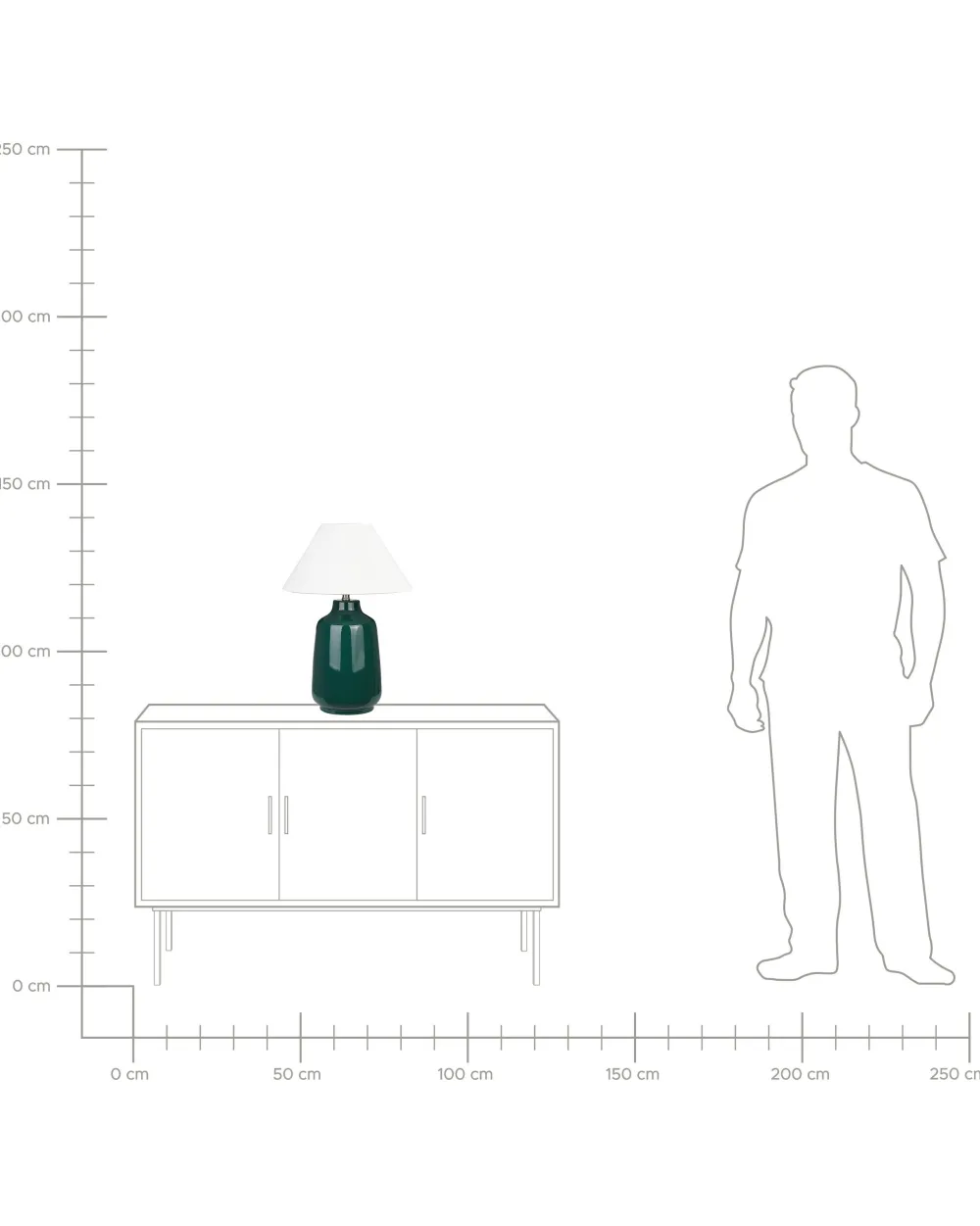 Clearance Beliani Poytavalaisin Keraaminen Tummanvihrea Careta