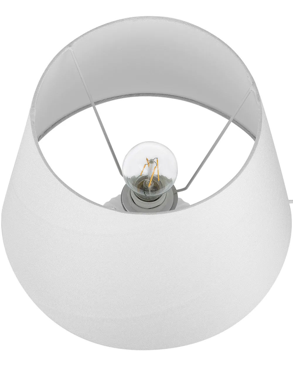 Valaisimet<Beliani Poytavalaisin Keraaminen Valkoinen Fergus