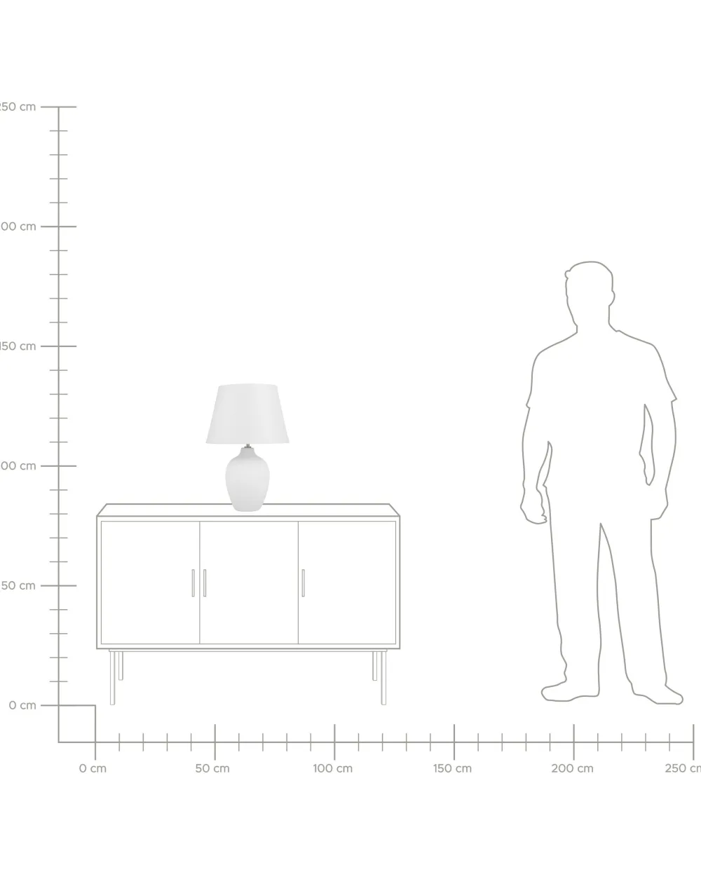 Valaisimet<Beliani Poytavalaisin Keraaminen Valkoinen Fergus