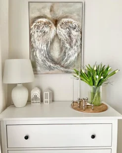 Valaisimet<Beliani Poytavalaisin Keraaminen Valkoinen Fergus