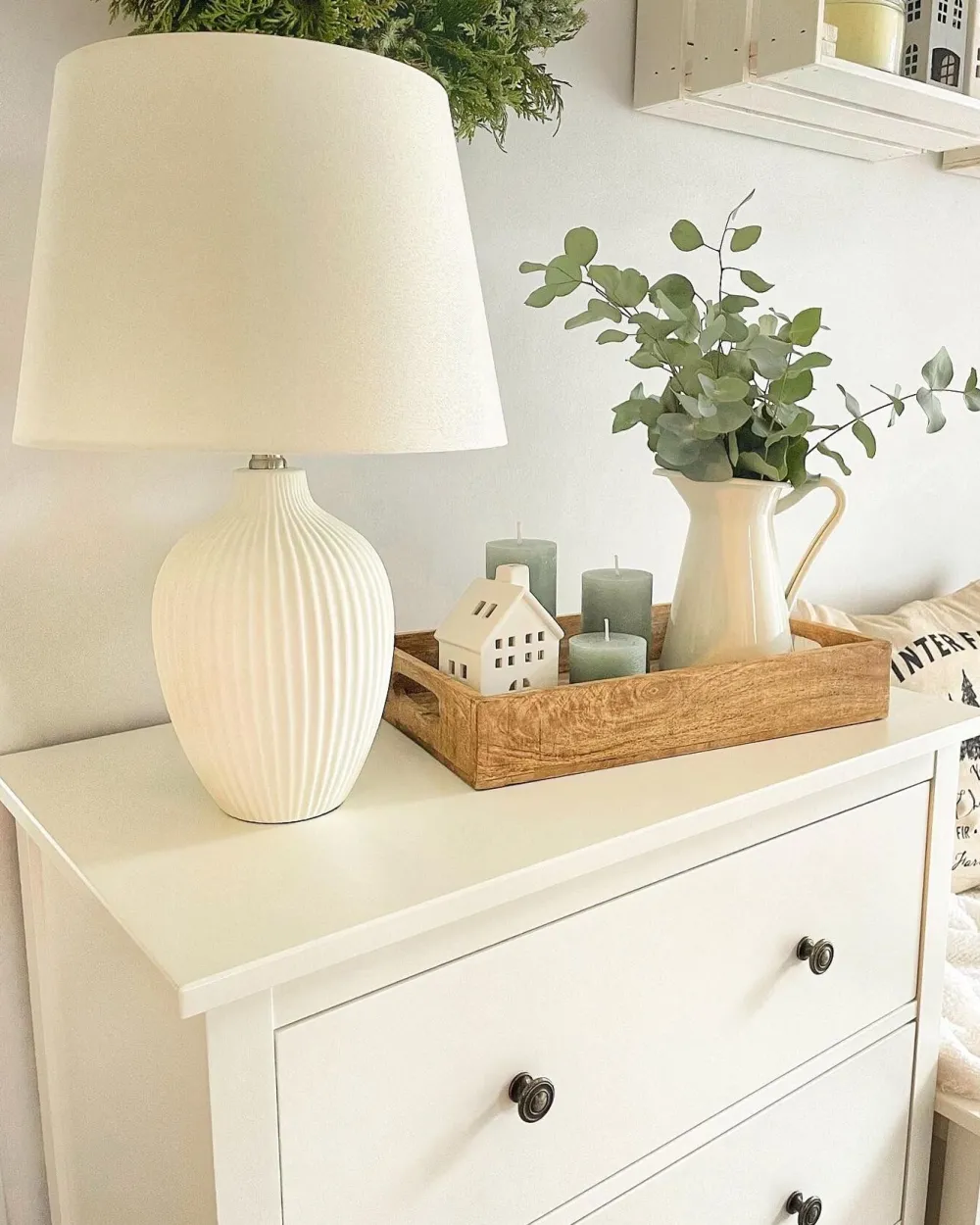 Valaisimet<Beliani Poytavalaisin Keraaminen Valkoinen Fergus