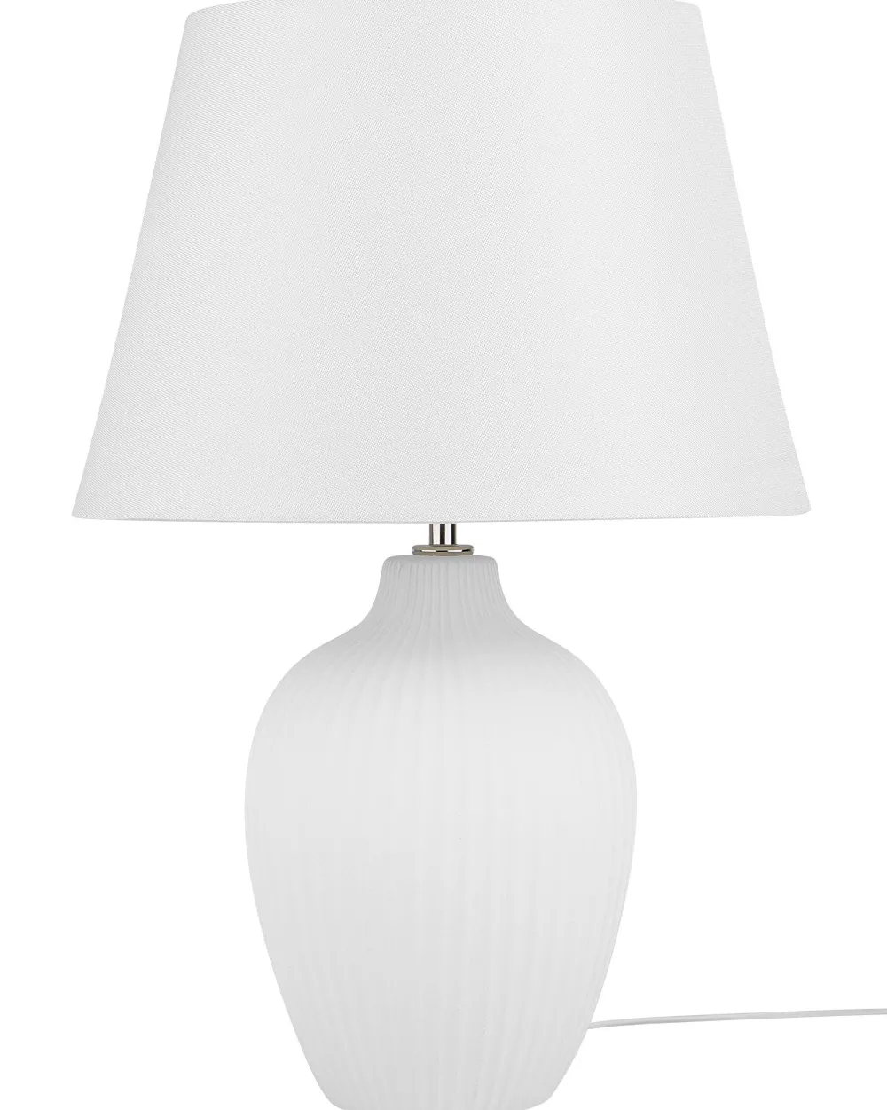 Valaisimet<Beliani Poytavalaisin Keraaminen Valkoinen Fergus