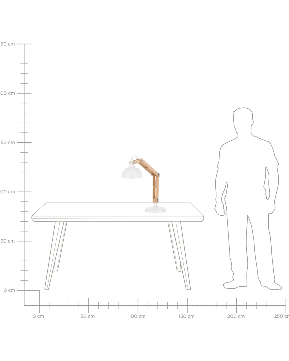 Hot Beliani Poytavalaisin Kumipuu Valkoinen Salado