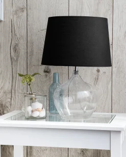 New Beliani Poytavalaisin Lasi Kirkas/Musta Osum