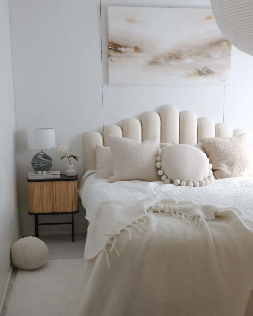 New Beliani Poytavalaisin Lasi Valkoinen Uele