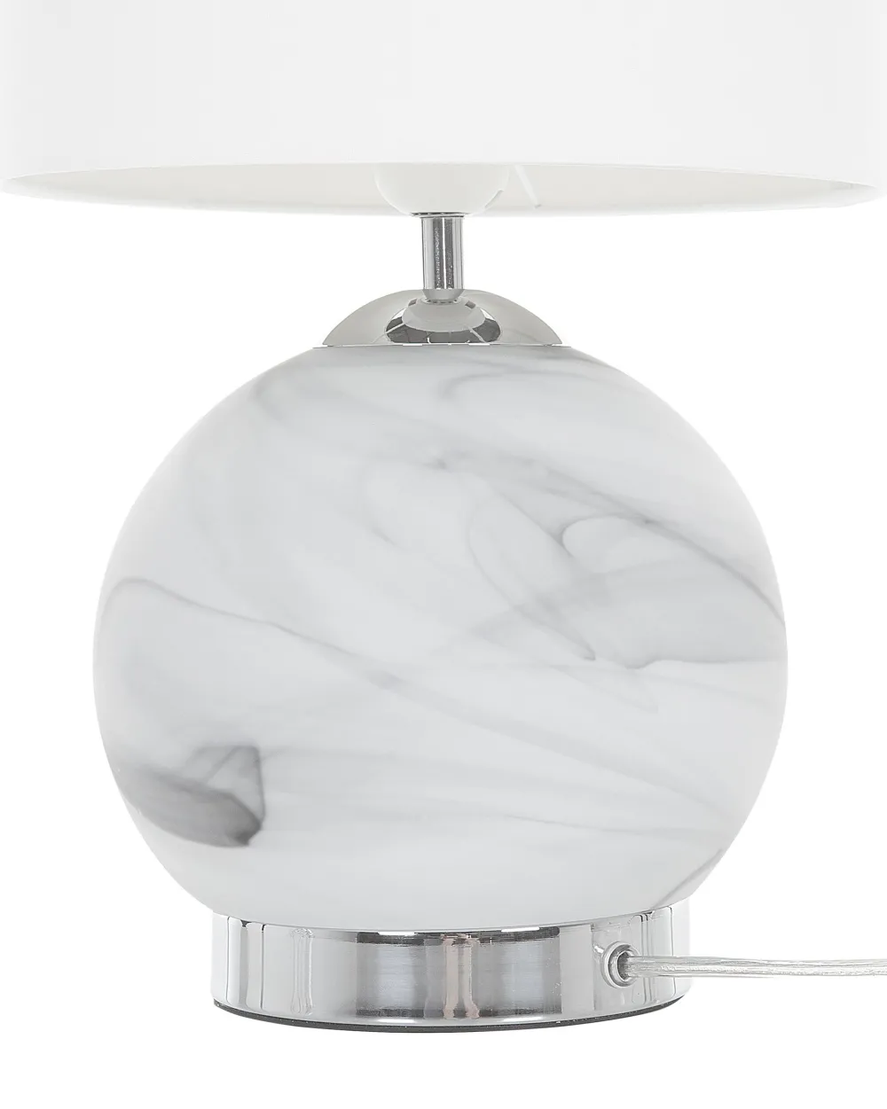 New Beliani Poytavalaisin Lasi Valkoinen Uele