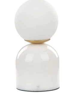 Valaisimet<Beliani Poytavalaisin Marmori Valkoinen Kiwi