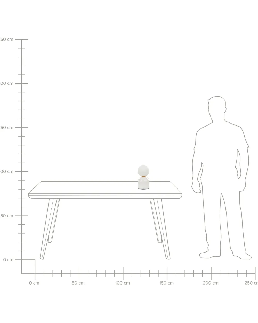 Valaisimet<Beliani Poytavalaisin Marmori Valkoinen Kiwi