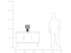 Valaisimet<Beliani Poytavalaisin Metalli Harmaa/Hopea Ronava