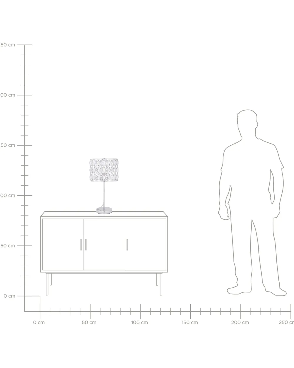 Valaisimet<Beliani Poytavalaisin Metalli Hopea Tenna