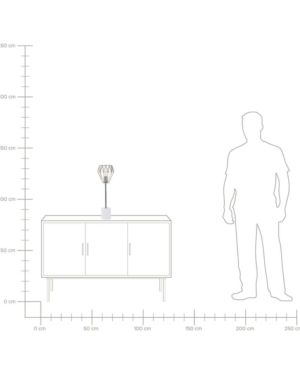 Shop Beliani Poytavalaisin Metalli Iso Messinki Mooni