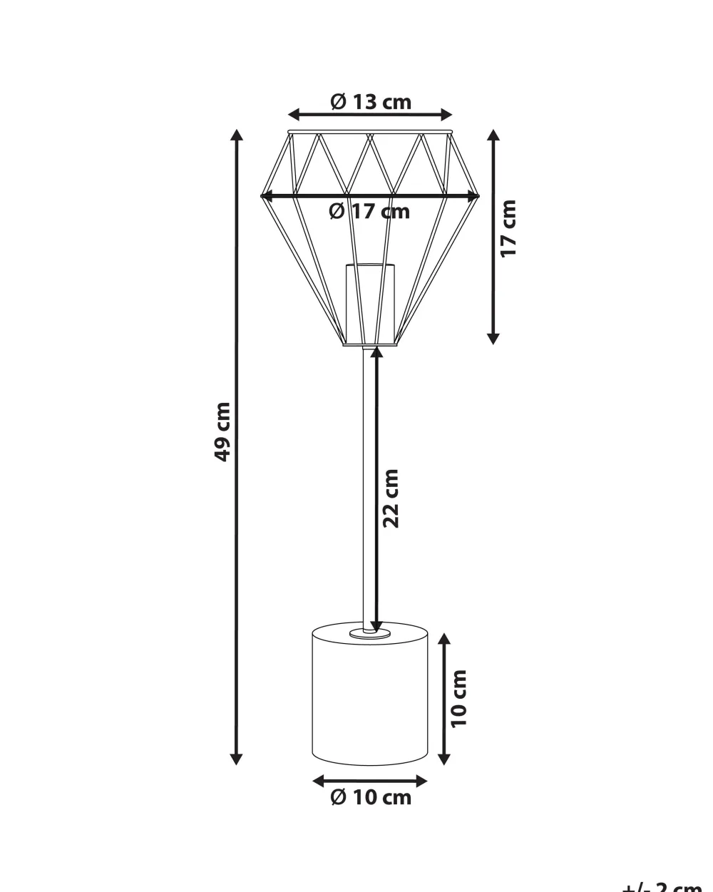 Shop Beliani Poytavalaisin Metalli Iso Messinki Mooni