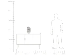 Sale Beliani Poytavalaisin Metalli Keskikokoinen Hopea Sajo