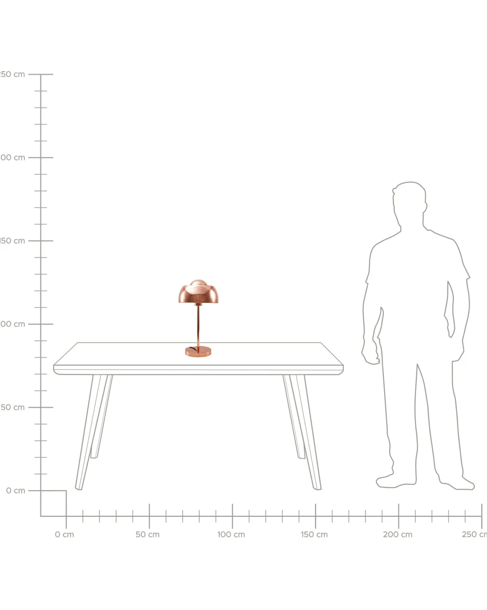 Best Sale Beliani Poytavalaisin Metalli Kupari Senette