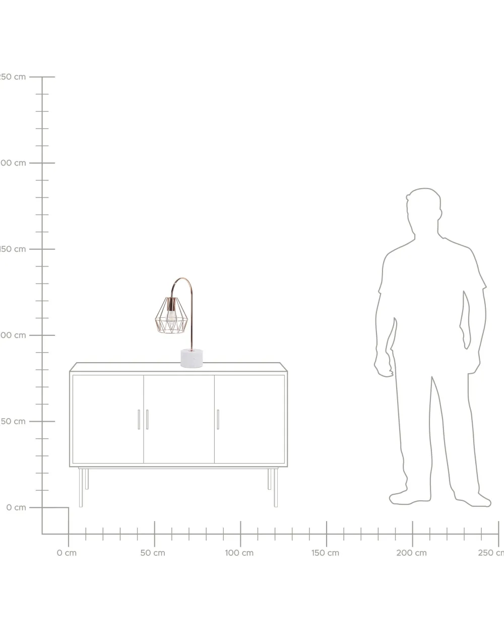 Valaisimet<Beliani Poytavalaisin Metalli Kupari Mooni