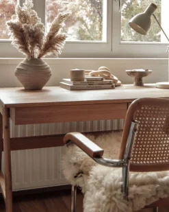 Best Sale Beliani Poytavalaisin Metalli Valkoinen/Vaalea Puu Peckos