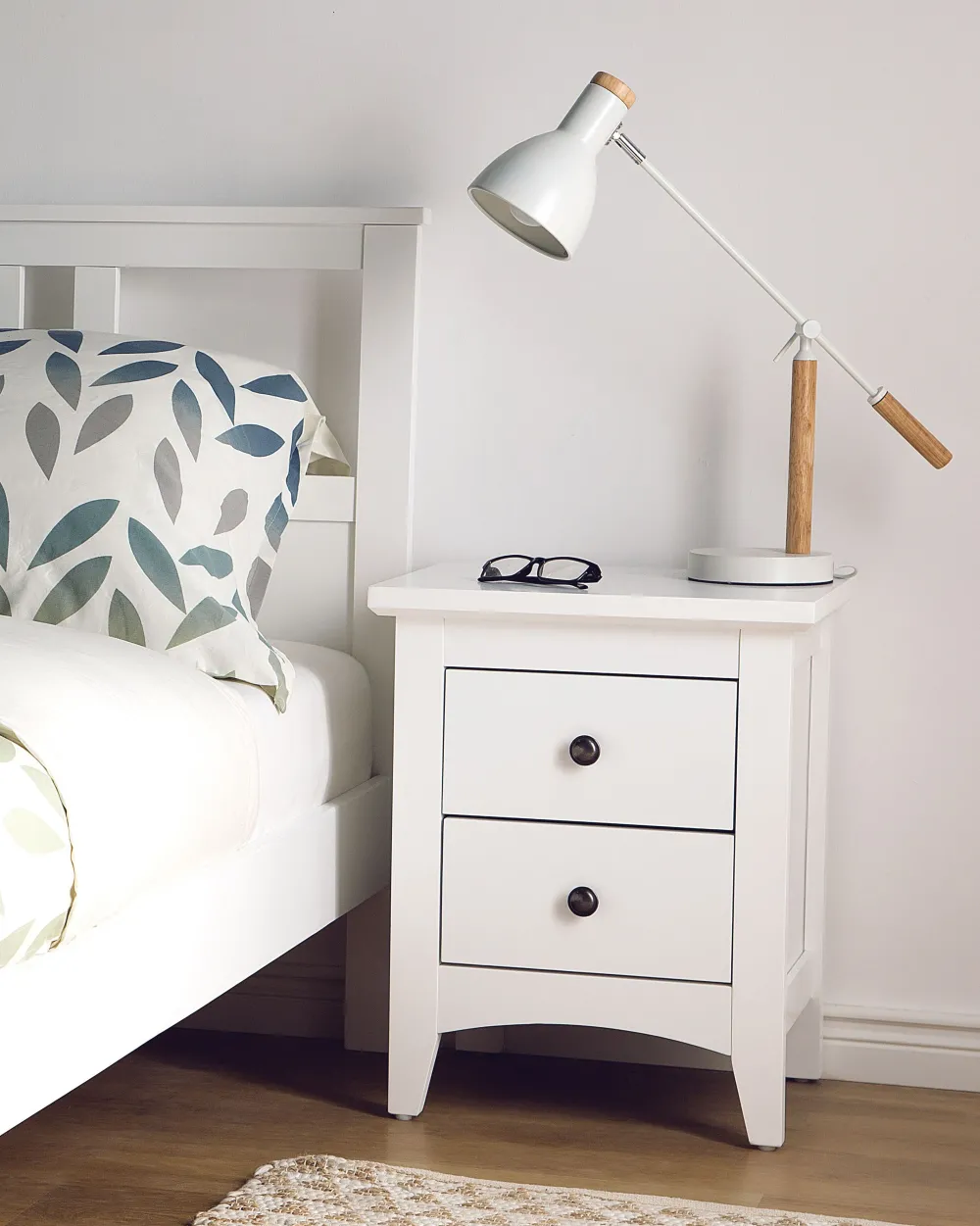 Best Sale Beliani Poytavalaisin Metalli Valkoinen/Vaalea Puu Peckos