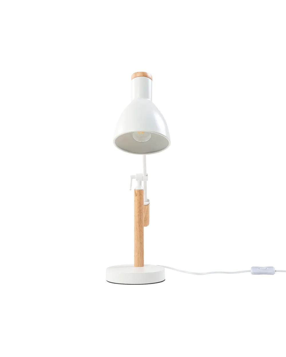 Best Sale Beliani Poytavalaisin Metalli Valkoinen/Vaalea Puu Peckos