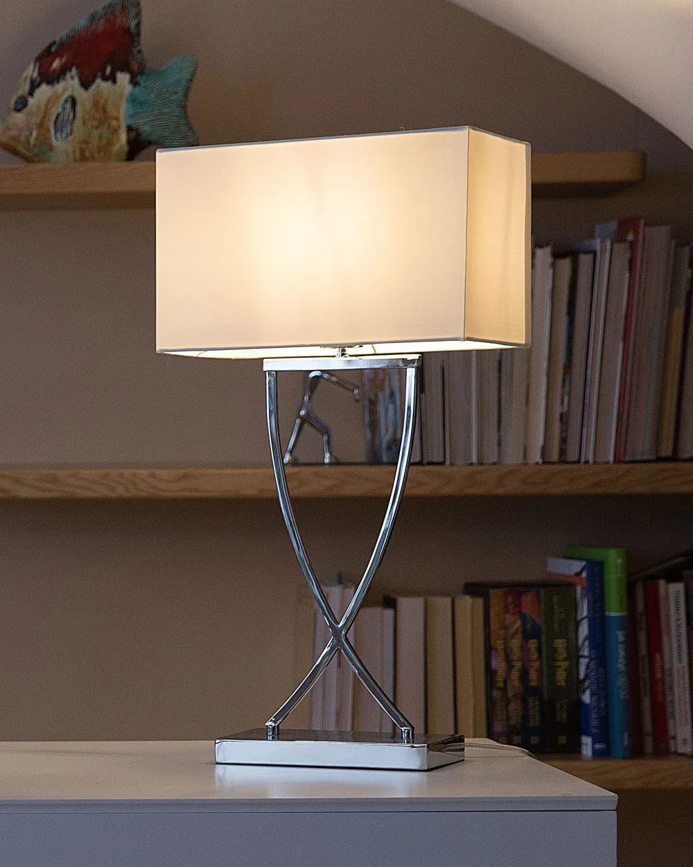 Valaisimet<Beliani Poytavalaisin Metalli Valkoinen/Hopea Yasuni