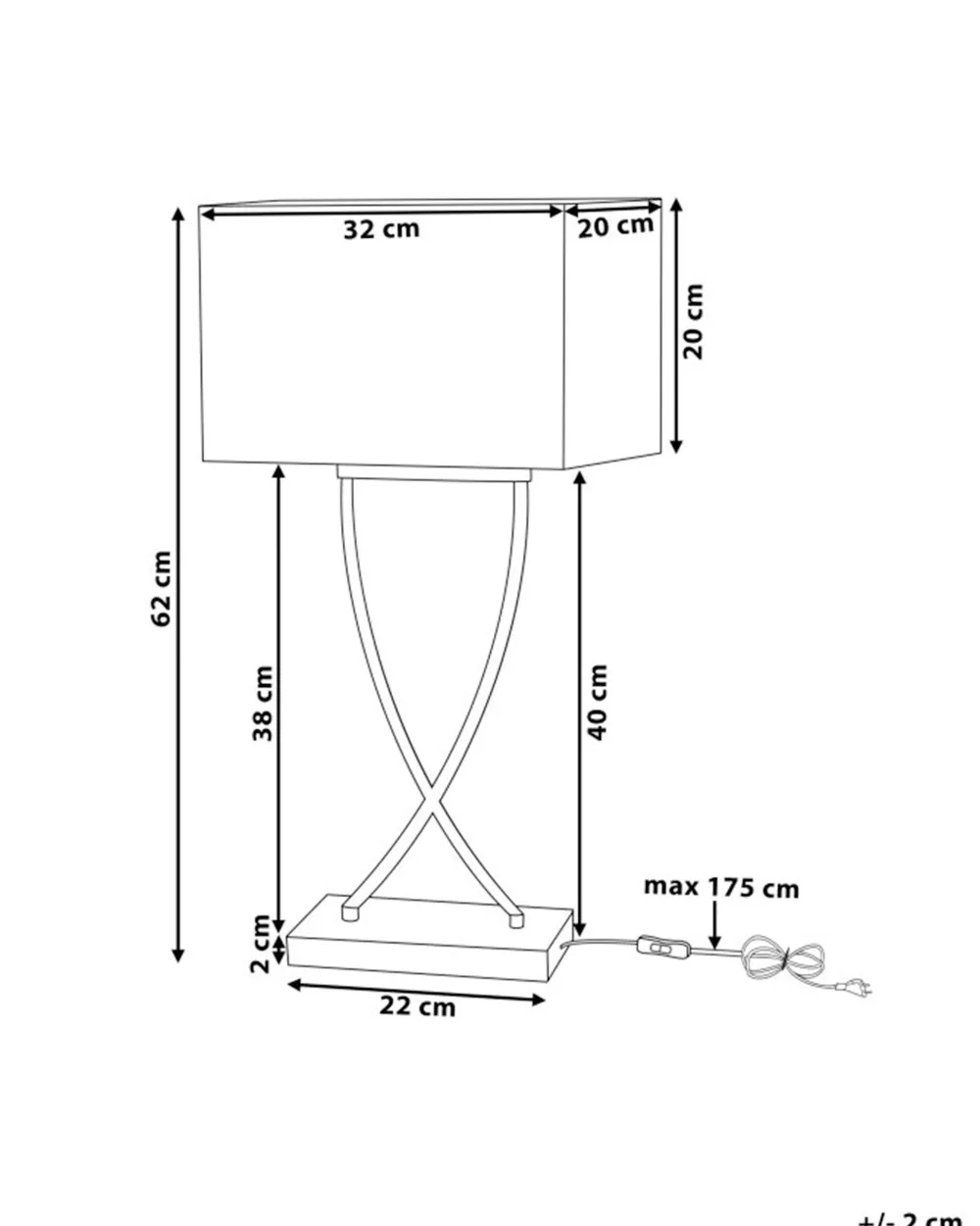 Valaisimet<Beliani Poytavalaisin Metalli Valkoinen/Hopea Yasuni