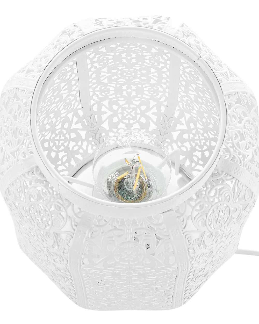 Valaisimet<Beliani Poytavalaisin Metalli Valkoinen Somes