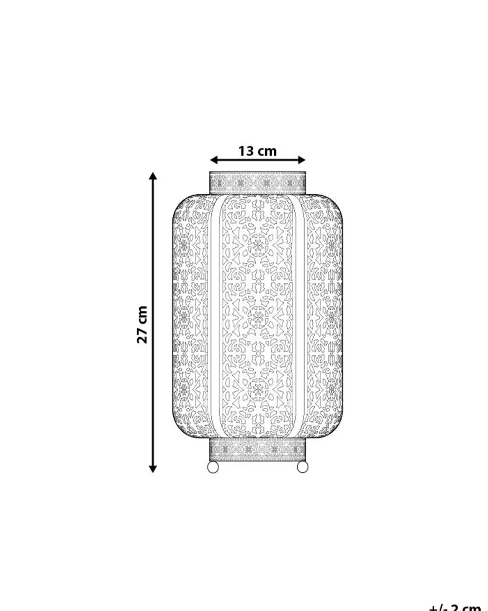 Valaisimet<Beliani Poytavalaisin Metalli Valkoinen Somes