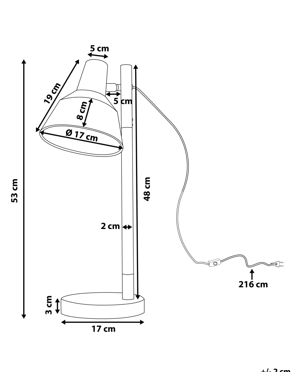 Valaisimet<Beliani Poytavalaisin Metalli Valkoinen/Vaalea Puu Aldan