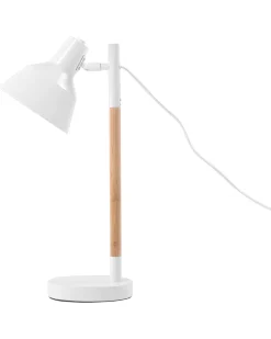 Valaisimet<Beliani Poytavalaisin Metalli Valkoinen/Vaalea Puu Aldan