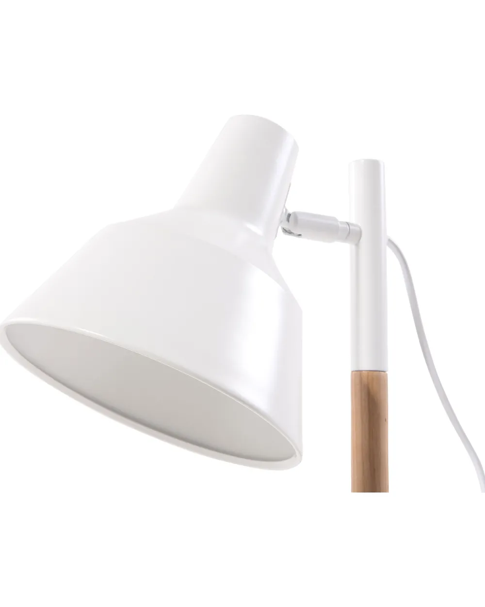 Valaisimet<Beliani Poytavalaisin Metalli Valkoinen/Vaalea Puu Aldan