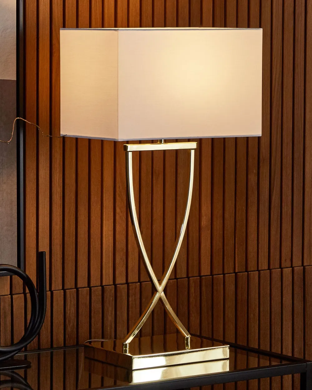 Valaisimet<Beliani Poytavalaisin Metalli Valkoinen/Kulta Yasuni