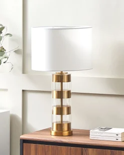 Valaisimet<Beliani Poytavalaisin Metalli Valkoinen/Kulta Beatton