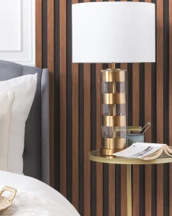 Valaisimet<Beliani Poytavalaisin Metalli Valkoinen/Kulta Beatton