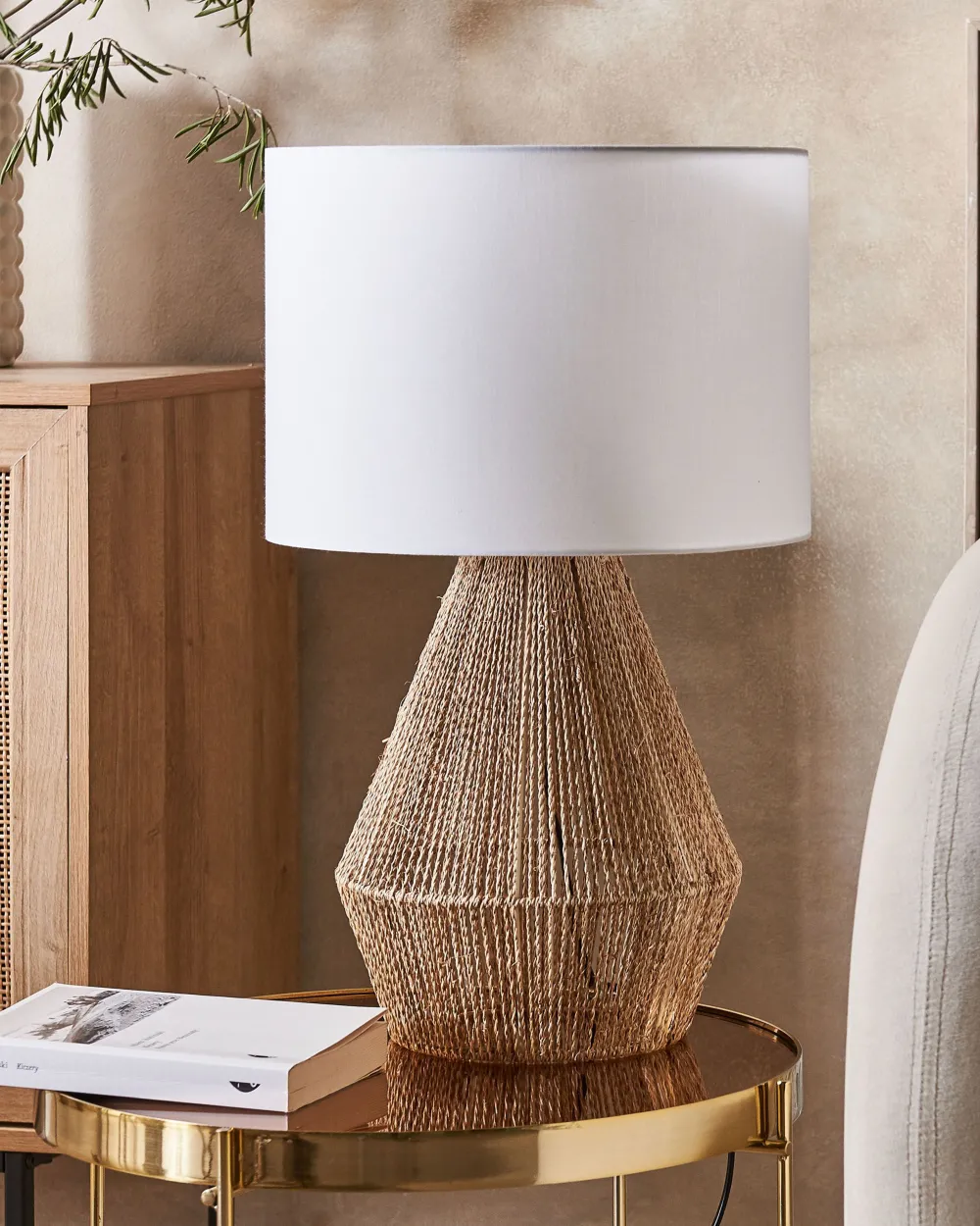 Valaisimet<Beliani Poytavalaisin Paperinaru Luonnonvari Malewa