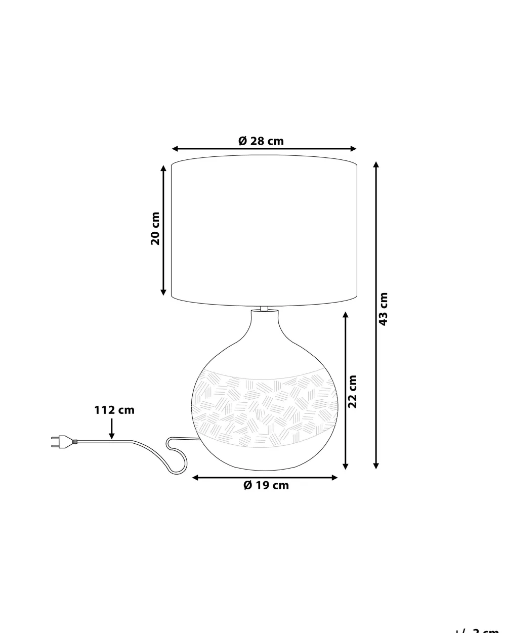 Valaisimet<Beliani Poytavalaisin Posliini Hopea Yakima