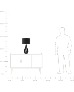 Shop Beliani Poytavalaisin Posliini Musta Santee