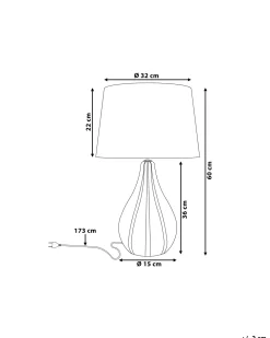 Shop Beliani Poytavalaisin Posliini Musta Santee
